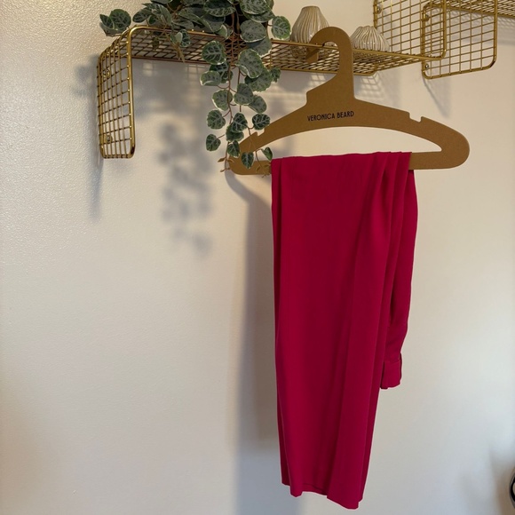Aritzia Babaton Conan Crepe Pants in Hot Pink - Size O - Picture 1 of 3
